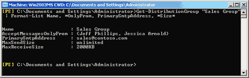 ���������� � ������� ����� ���������� Exchange