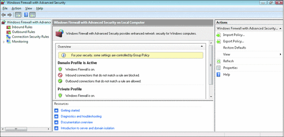������ � ������������� ����� � �� Windows Vista