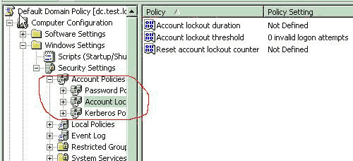 ��������� �������� Active Directory
