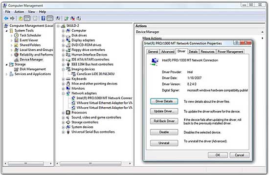 Windows Vista  Ubuntu Linux:     