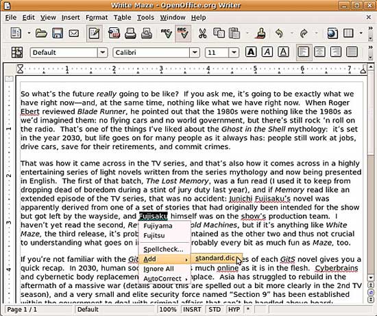 Windows Vista  Ubuntu Linux:     