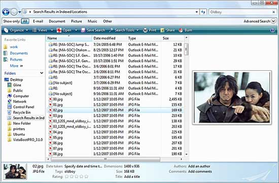 Windows Vista  Ubuntu Linux:     