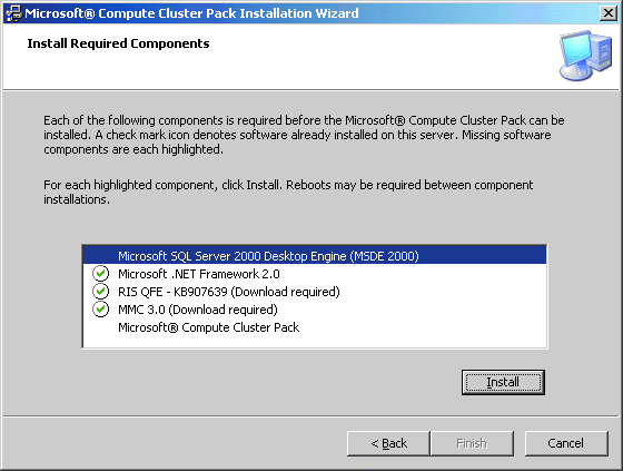 �������� � Windows Compute Cluster Server